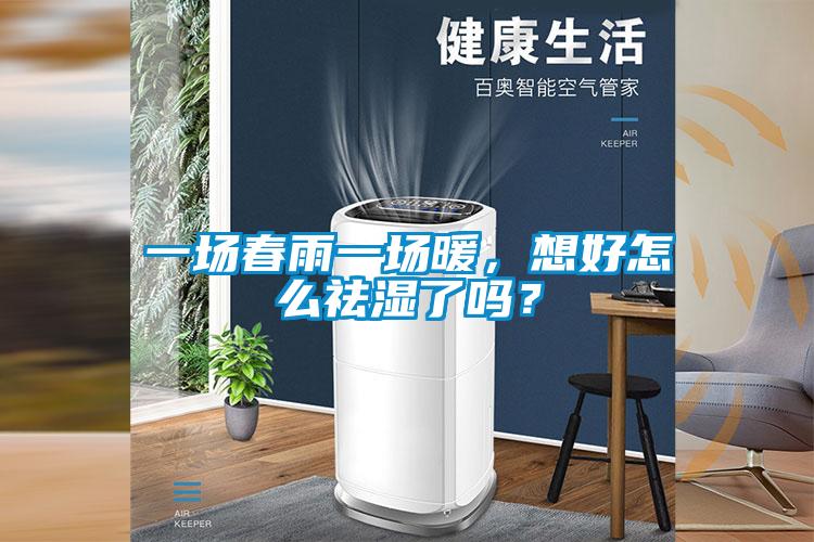 一场春雨一场暖,想好怎么祛湿了吗?