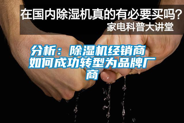 分析:除湿机经销商 如何成功转型为品牌厂商