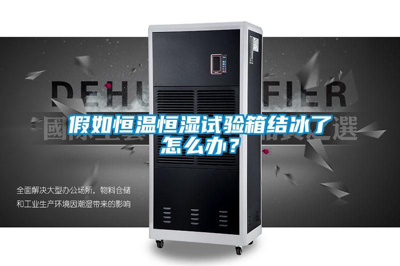 假如恒温恒湿试验箱结冰了怎么办?