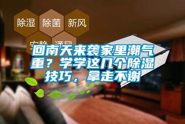 回南天来袭家里潮气重?学学这几个除湿技巧,拿走不谢