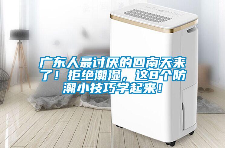 广东人最讨厌的回南天来了!拒绝潮湿,这8个防潮小技巧学起来!