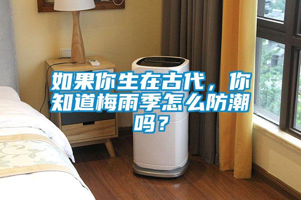 如果你生在古代,你知道梅雨季怎么防潮吗?