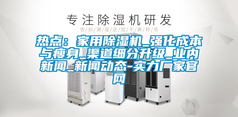 热点:家用除湿机_强化成本与瘦身_渠道细分升级_业内新闻_新闻动态-实力厂家官网