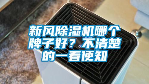 新风除湿机哪个牌子好?不清楚的一看便知