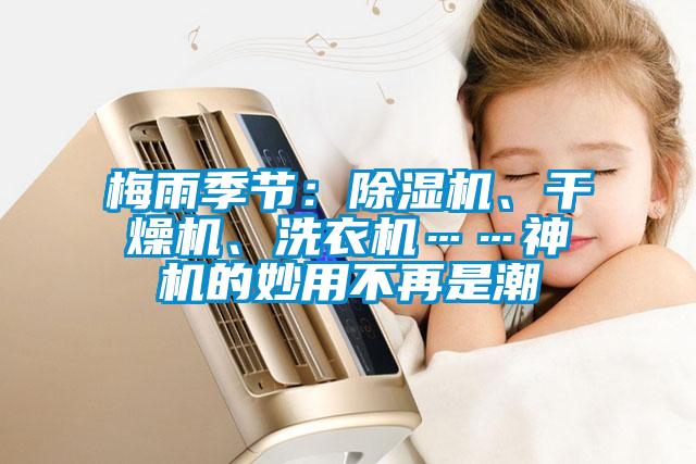 梅雨季节:除湿机、干燥机、洗衣机……神机的妙用不再是潮