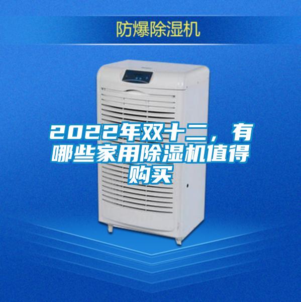 2022年双十二,有哪些家用除湿机值得购买