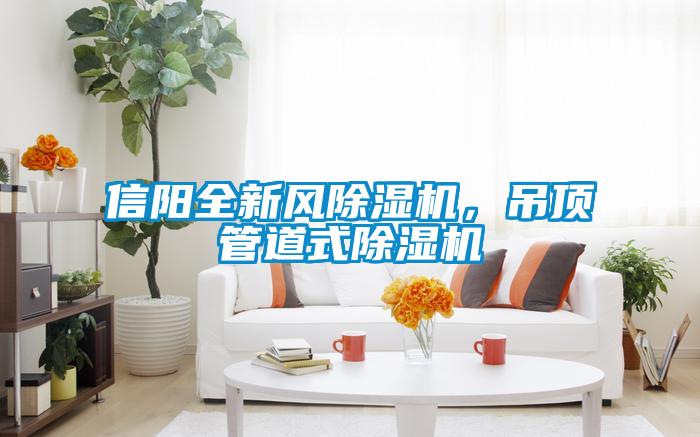 信阳全新风除湿机,吊顶管道式除湿机