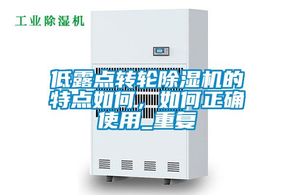 低露点转轮除湿机的特点如何,如何正确使用_重复
