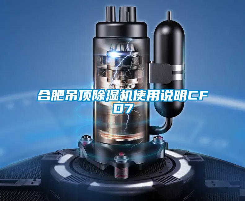 合肥吊顶除湿机使用说明CFD7