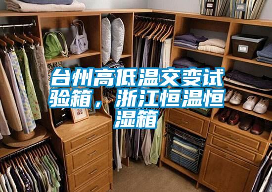 台州高低温交变试验箱,浙江恒温恒湿箱