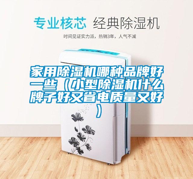 家用除湿机哪种品牌好一些(小型除湿机什么牌子好又省电质量又好)
