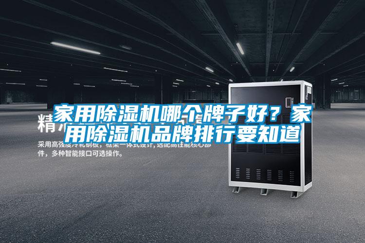 家用除湿机哪个牌子好?家用除湿机品牌排行要知道