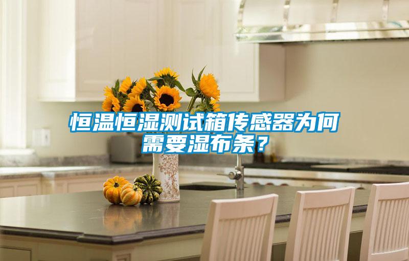 恒温恒湿测试箱传感器为何需要湿布条?