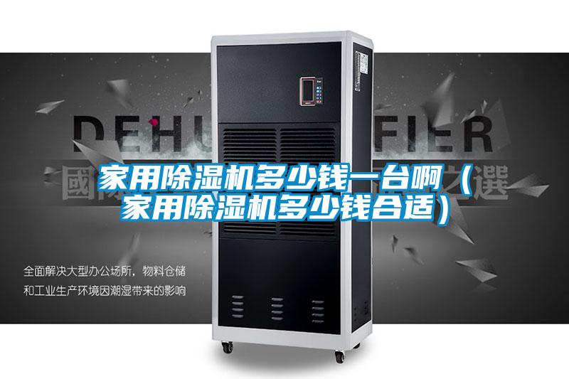 家用除湿机多少钱一台啊(家用除湿机多少钱合适)