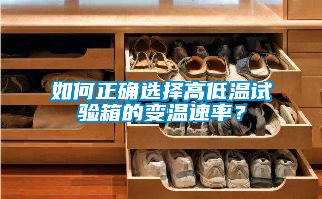 如何正确选择高低温试验箱的变温速率?