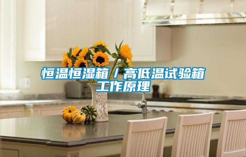 恒温恒湿箱/高低温试验箱工作原理