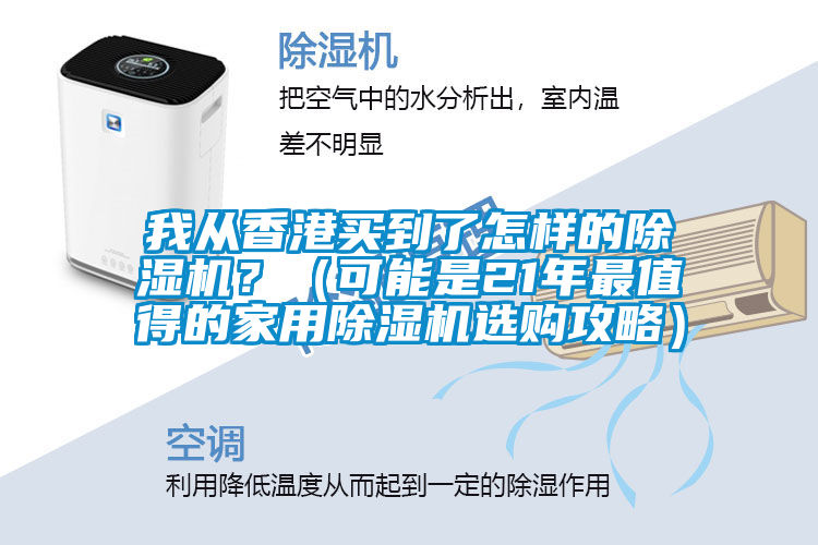 我从香港买到了怎样的除湿机?(可能是21年最值得的家用除湿机选购攻略)