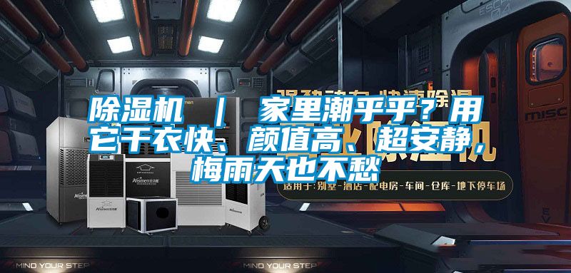 除湿机 | 家里潮乎乎?用它干衣快、颜值高、超安静,梅雨天也不愁