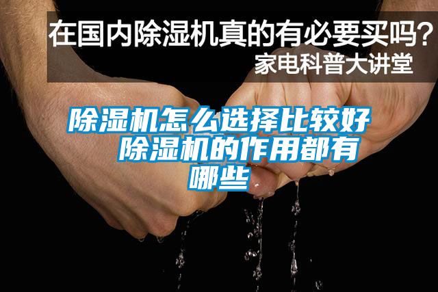 除湿机怎么选择比较好 除湿机的作用都有哪些