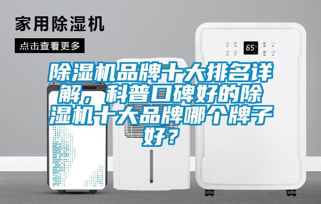 除湿机品牌十大排名详解,科普口碑好的除湿机十大品牌哪个牌子好?