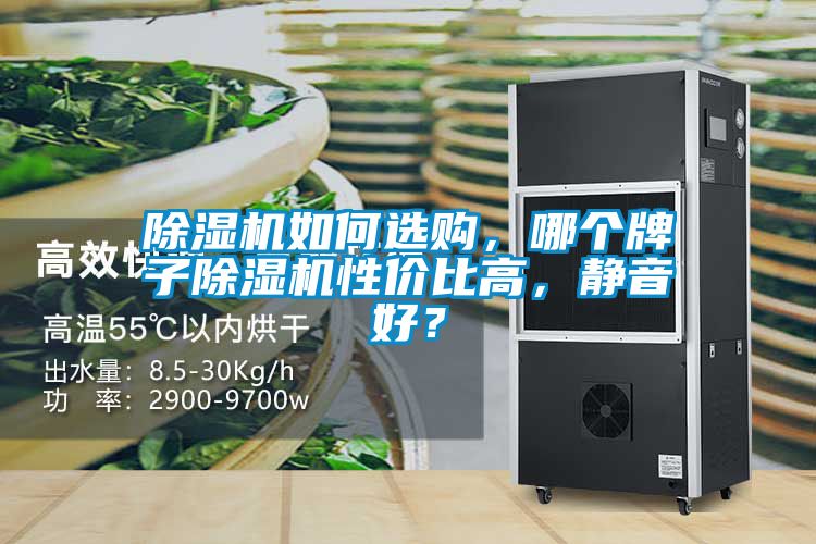 除湿机如何选购,哪个牌子除湿机性价比高,静音好?