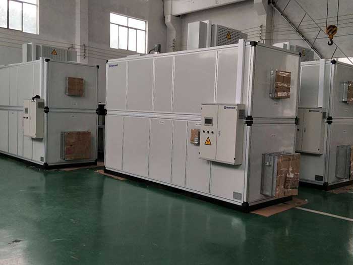 济南铭威化工锂电池钴酸锂零下40℃露点,三台全新风转轮除湿机组